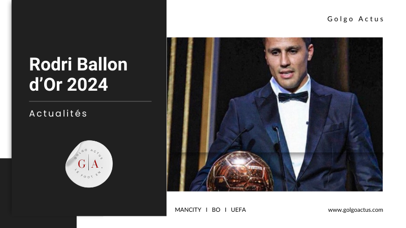 You are currently viewing Rodri est élu Ballon d’Or 2024.