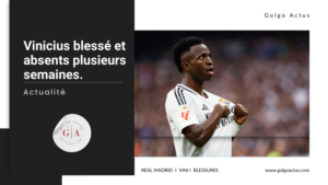 Lire la suite à propos de l’article Vinicius Jr blessé : coup dur pour le Real Madrid !